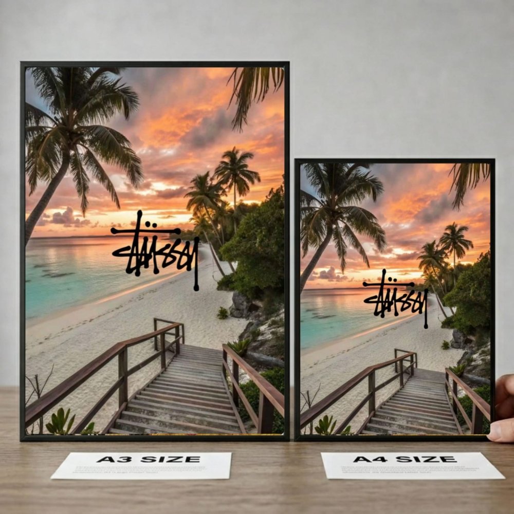 poster stussy - Vibes Districtposter stussy poster SilverVibes District