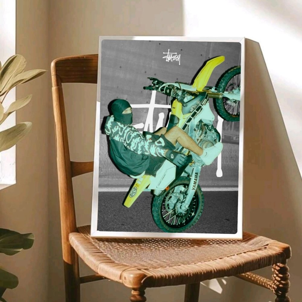 poster stussy - Vibes Districtposter stussy poster GoldVibes District