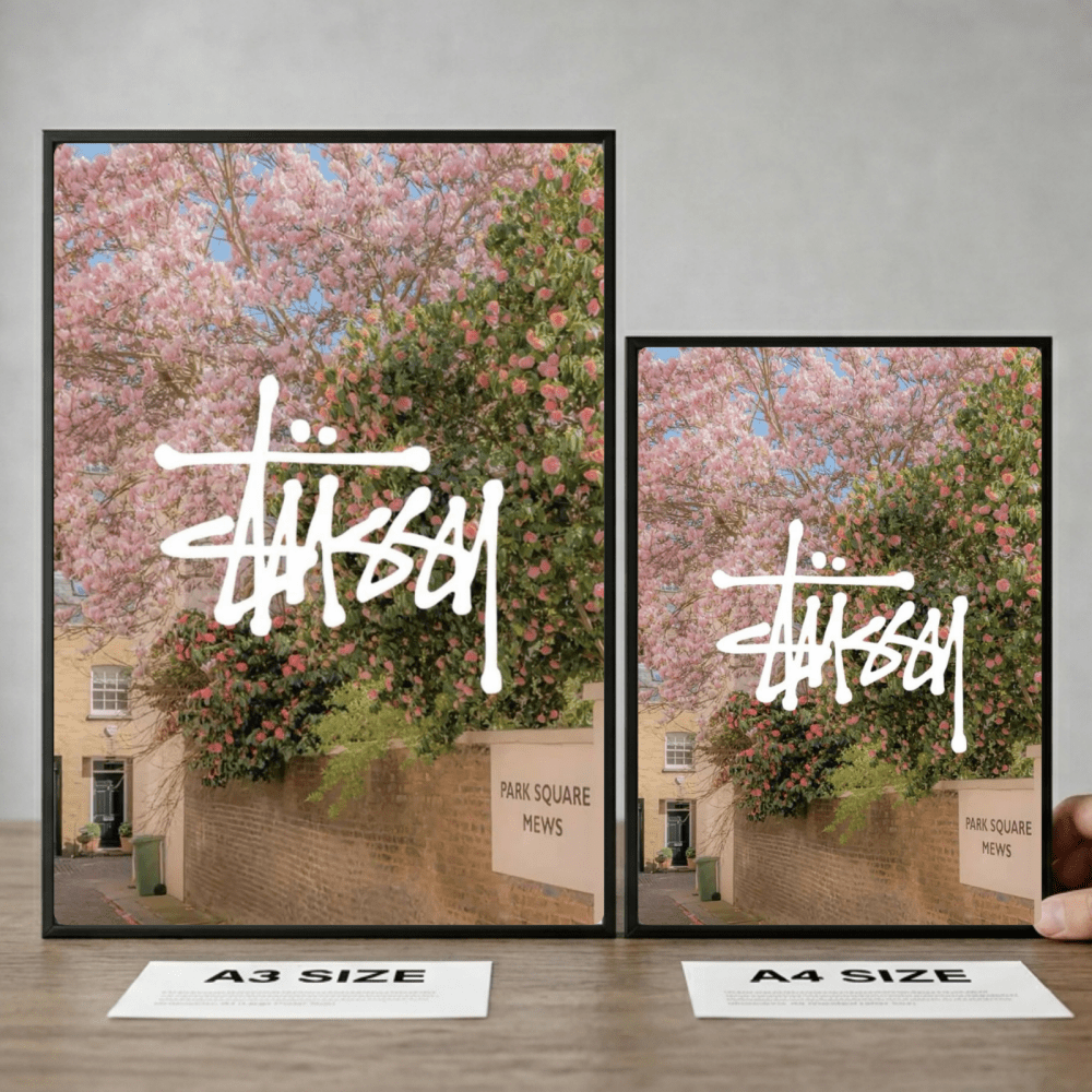 poster stussy - Vibes Districtposter stussy poster GoldVibes District