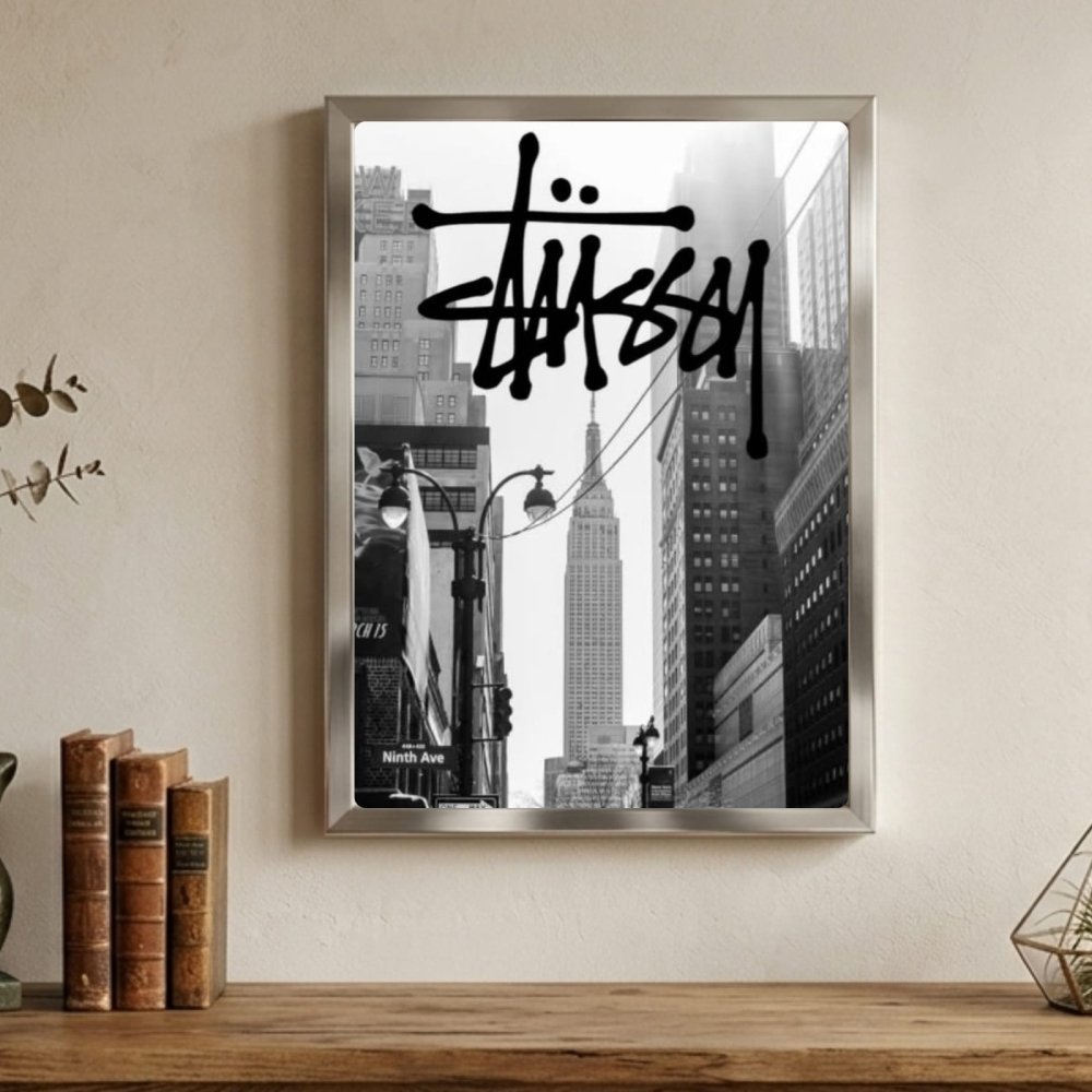 poster stussy - Vibes Districtposter stussy poster BiancoVibes District