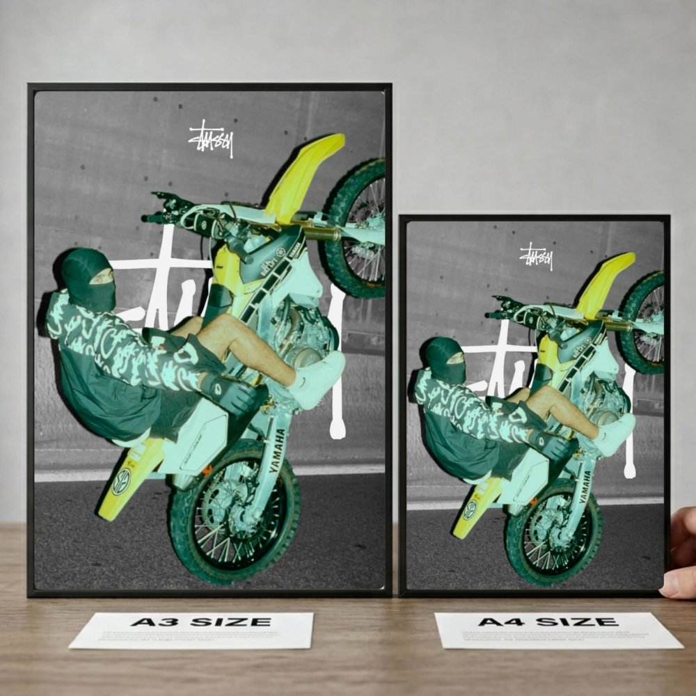 poster stussy - Vibes Districtposter stussy poster GoldVibes District