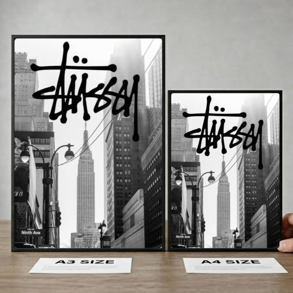 poster stussy - Vibes Districtposter stussy poster BiancoVibes District