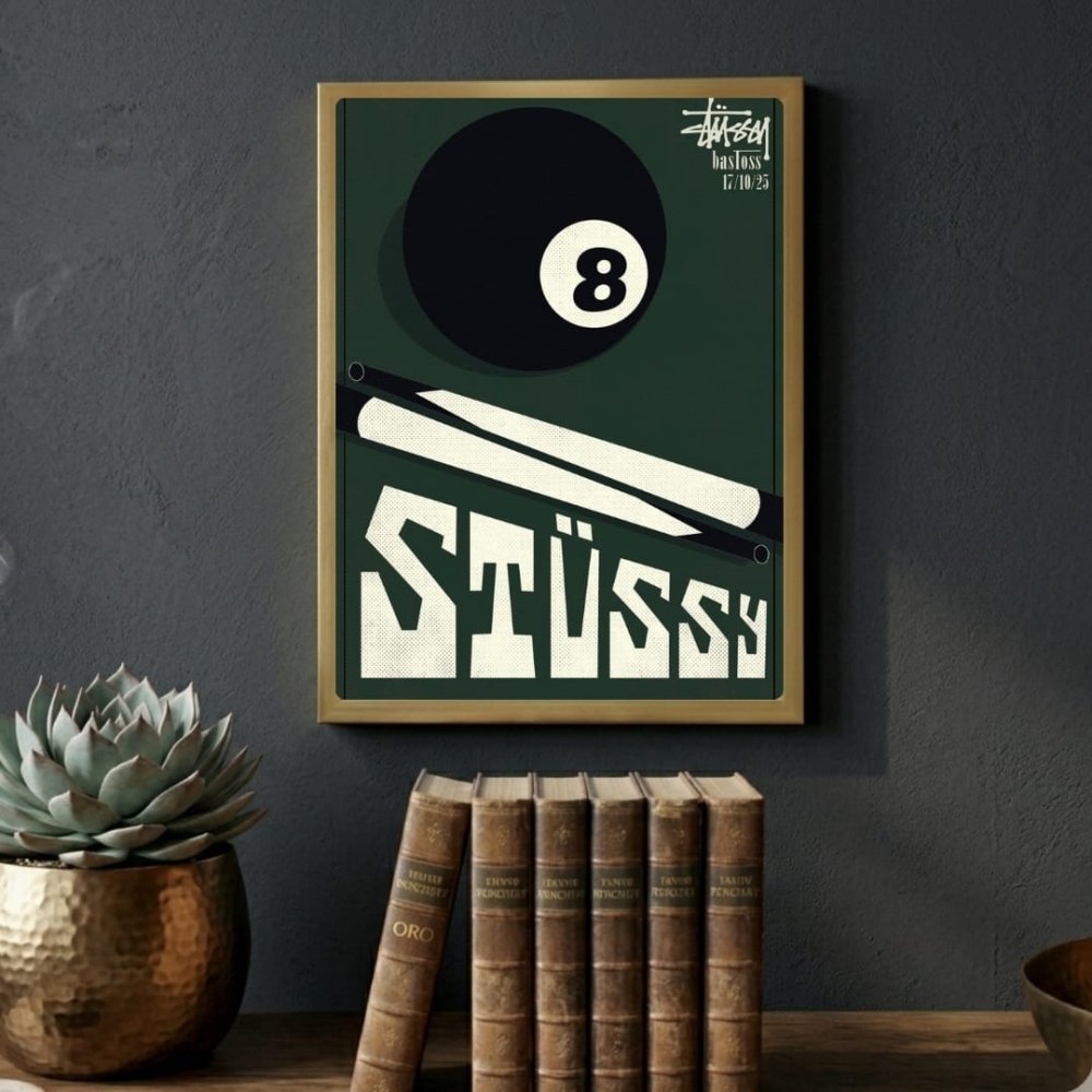 poster stussy - Vibes Districtposter stussy poster SilverVibes District