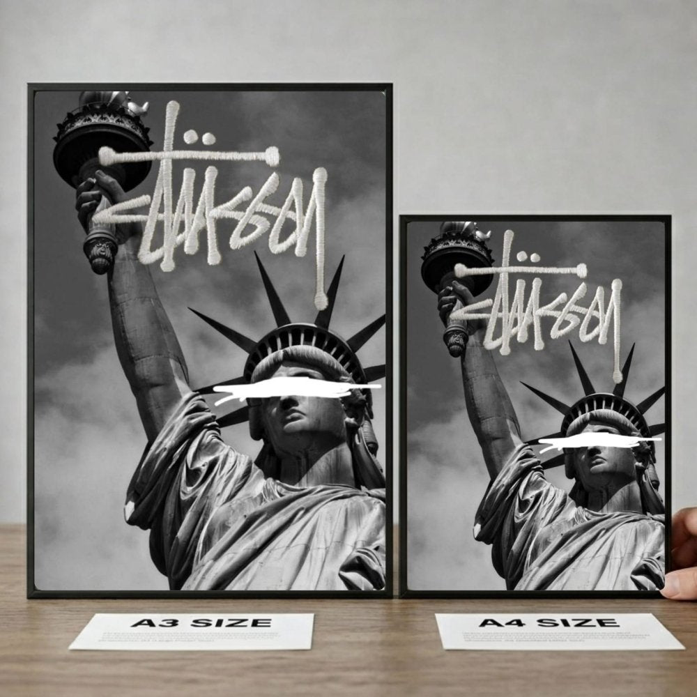 poster stussy - Vibes Districtposter stussy poster BiancoVibes District