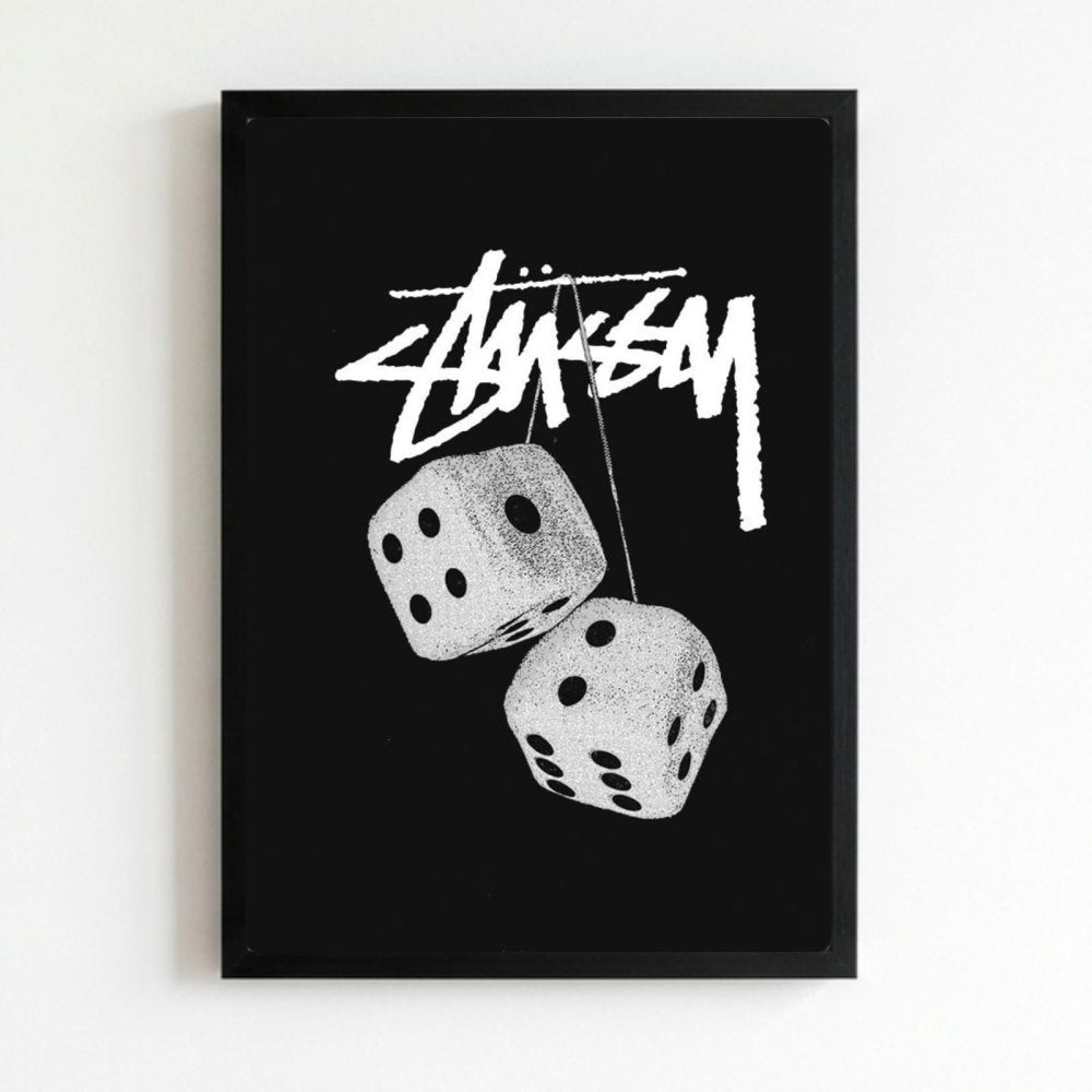 poster stussy - Vibes Districtposter stussy poster NeroVibes District