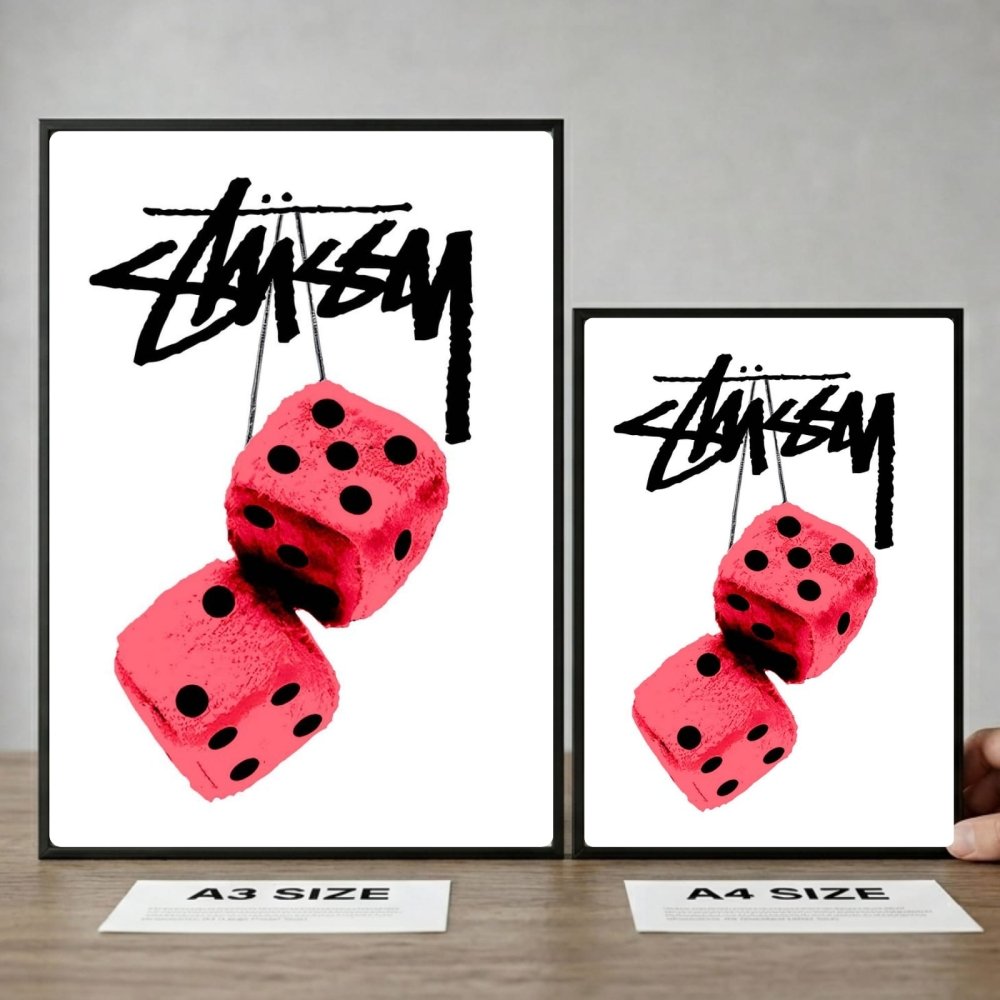 poster stussy - Vibes Districtposter stussy poster SilverVibes District