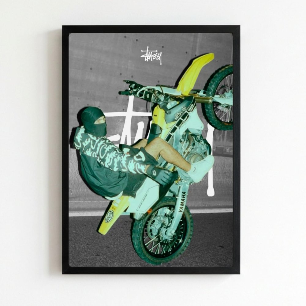 poster stussy - Vibes Districtposter stussy poster NeroVibes District