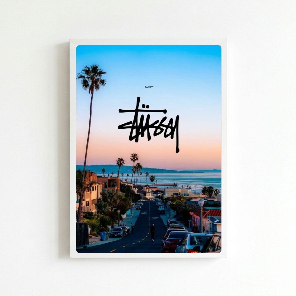 poster stussy - Vibes Districtposter stussy poster BiancoVibes District