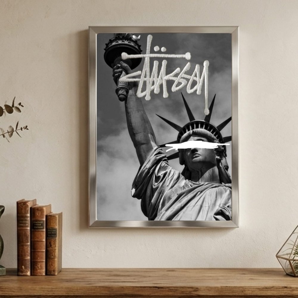 poster stussy - Vibes Districtposter stussy poster BiancoVibes District
