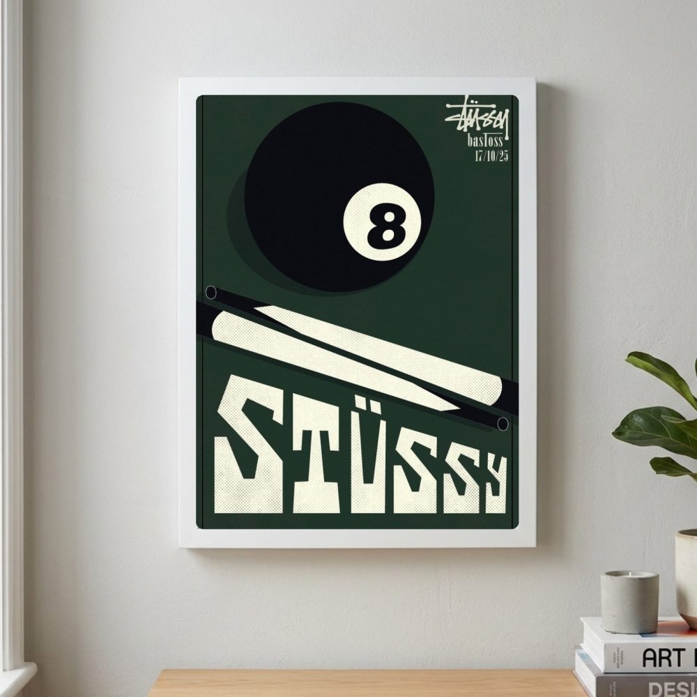 poster stussy - Vibes Districtposter stussy poster SilverVibes District