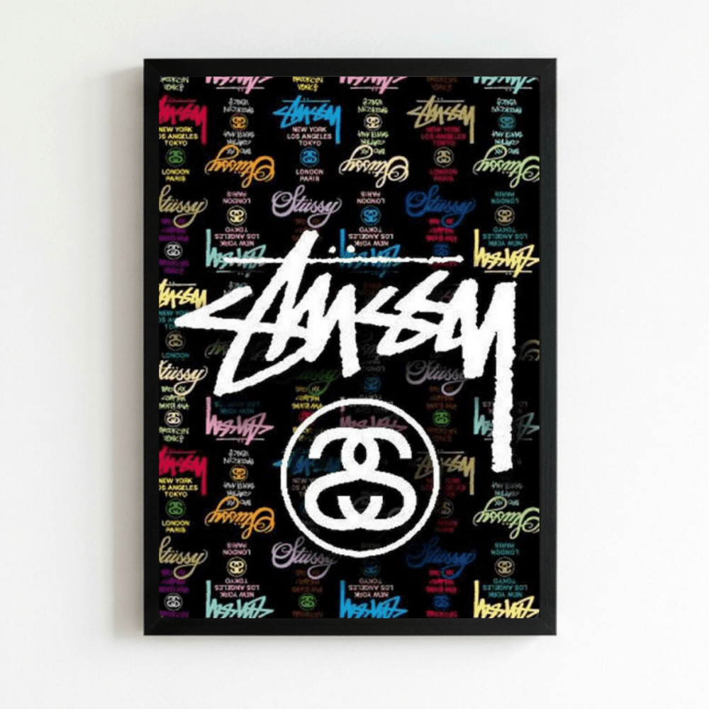 poster stussy - Vibes Districtposter stussy poster NeroVibes District