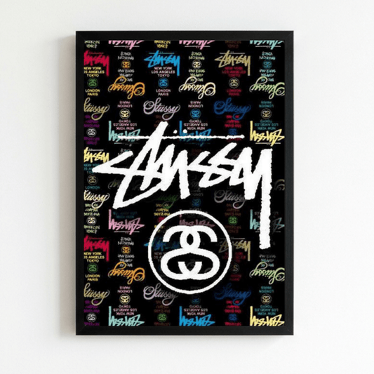 poster stussy - Vibes Districtposter stussy poster NeroVibes District