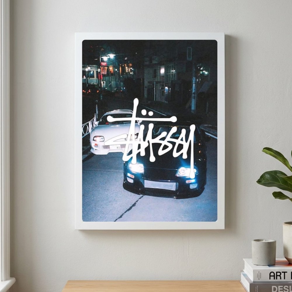 poster stussy - Vibes Districtposter stussy poster SilverVibes District