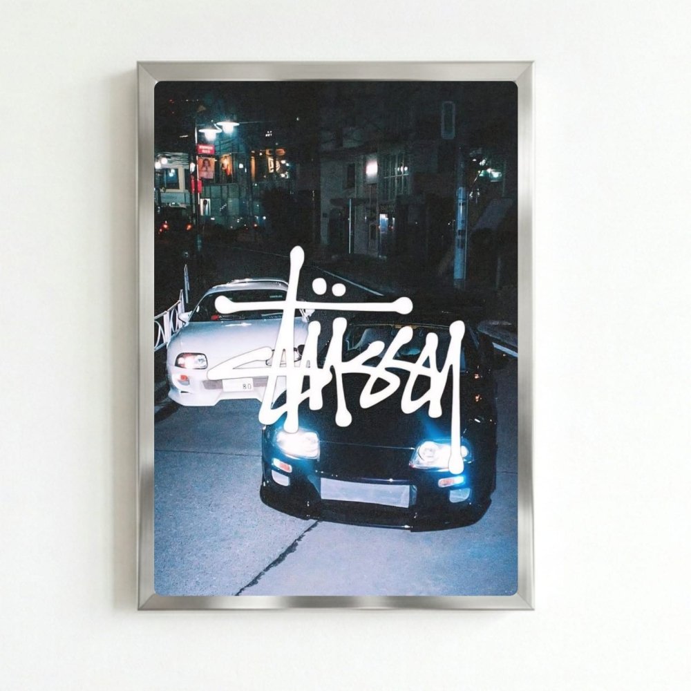poster stussy - Vibes Districtposter stussy poster SilverVibes District