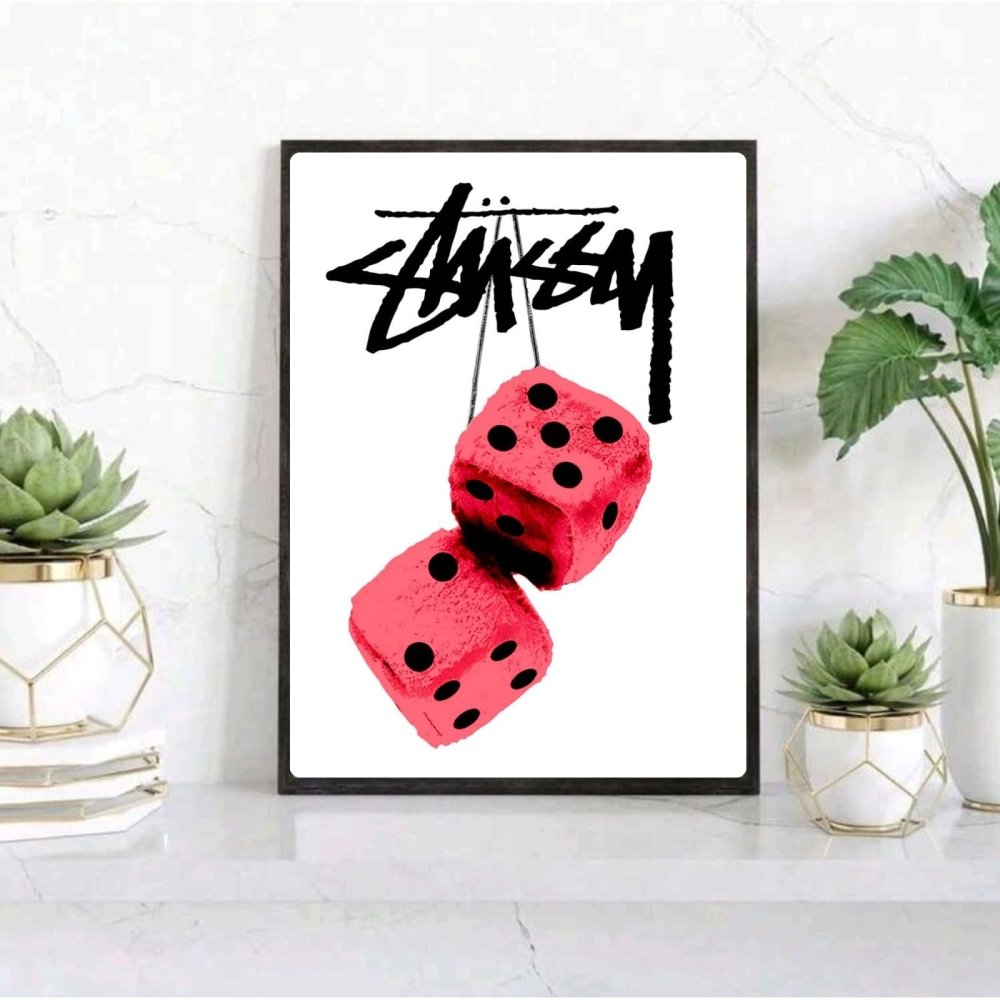 poster stussy - Vibes Districtposter stussy poster SilverVibes District