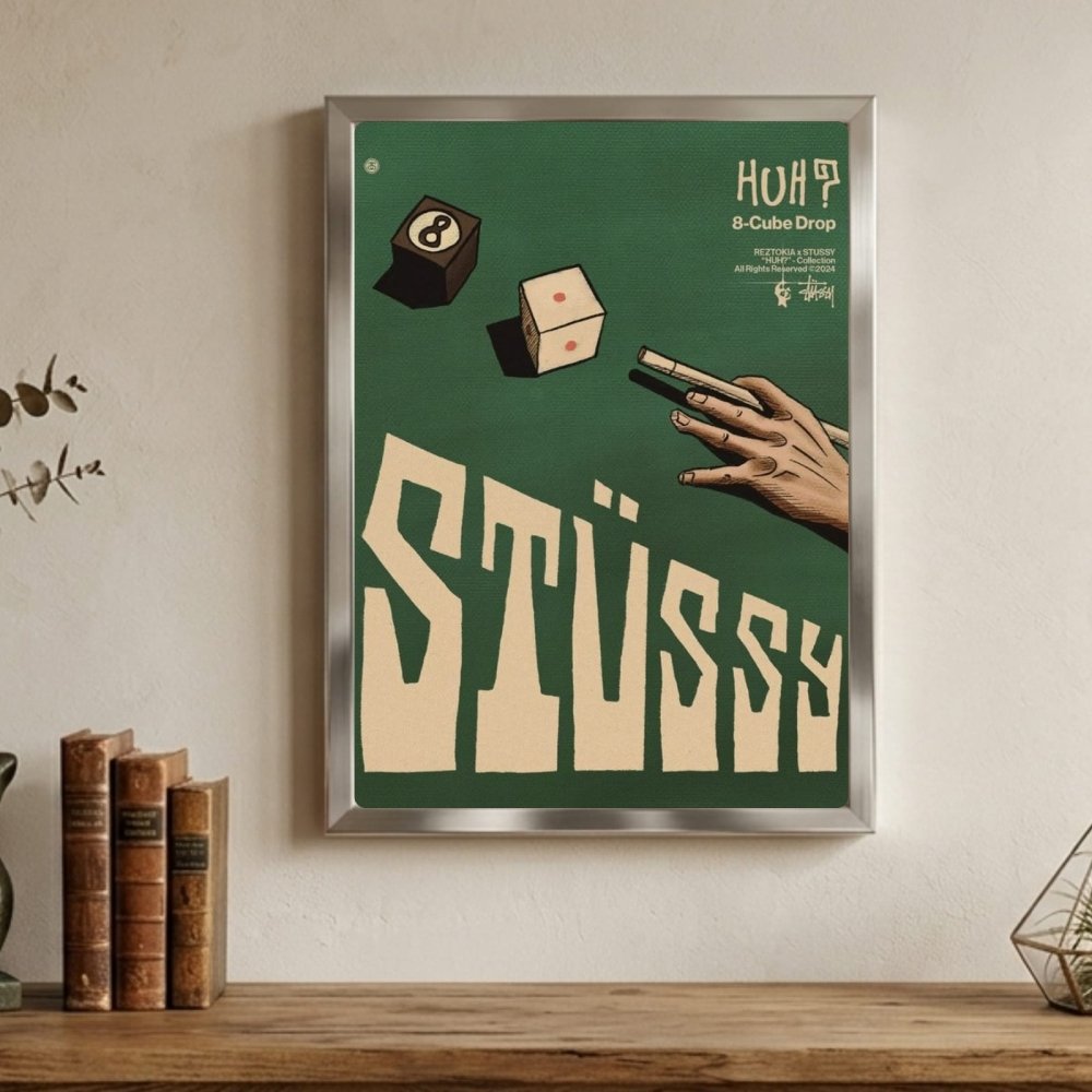 poster stussy - Vibes Districtposter stussy poster SilverVibes District