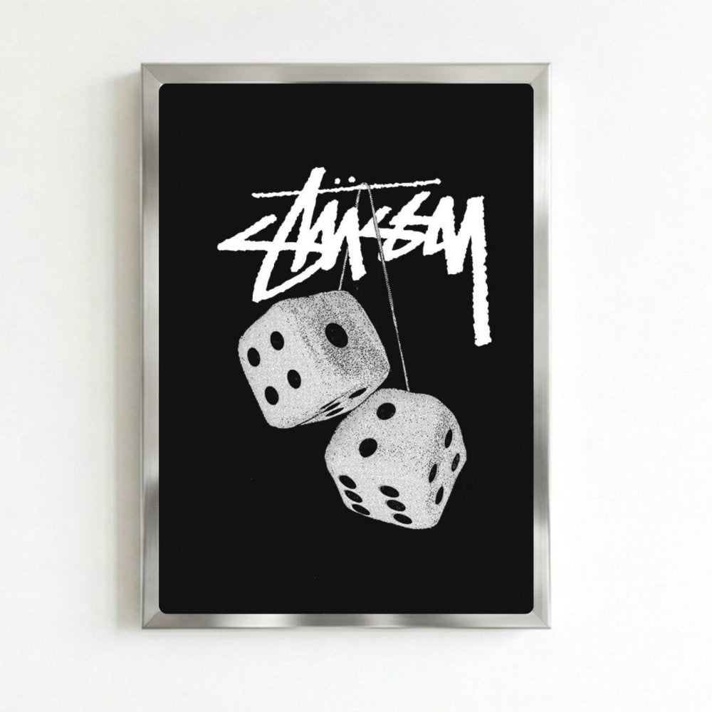 poster stussy - Vibes Districtposter stussy poster SilverVibes District