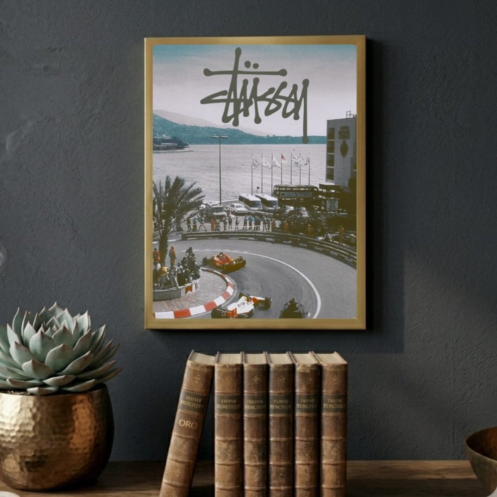 poster stussy - Vibes Districtposter stussy poster BiancoVibes District