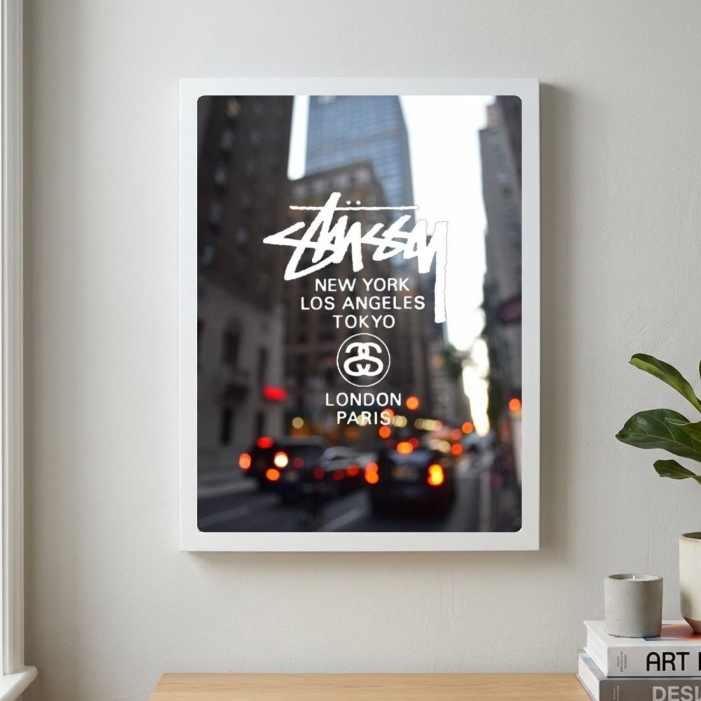 poster stussy - Vibes Districtposter stussy poster BiancoVibes District