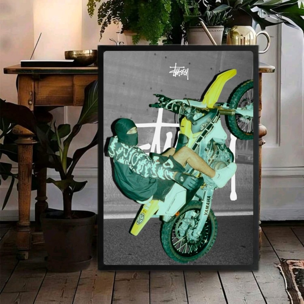 poster stussy - Vibes Districtposter stussy poster GoldVibes District