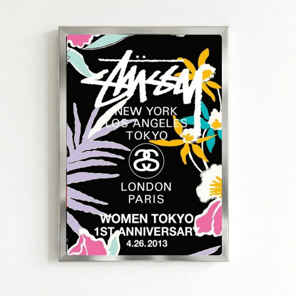poster stussy - Vibes Districtposter stussy poster SilverVibes District