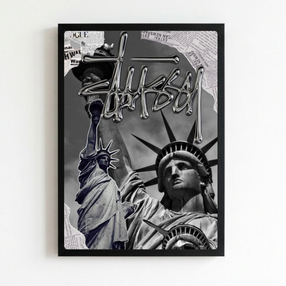 poster stussy - Vibes Districtposter stussy poster NeroVibes District