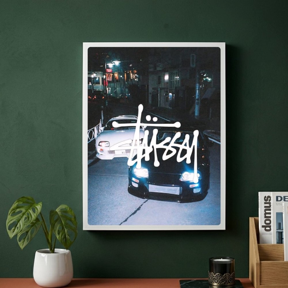 poster stussy - Vibes Districtposter stussy poster SilverVibes District