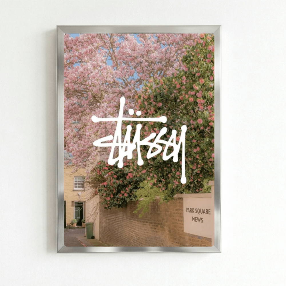 poster stussy - Vibes Districtposter stussy poster SilverVibes District