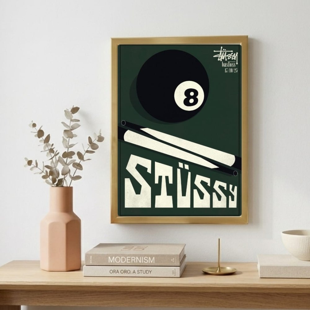 poster stussy - Vibes Districtposter stussy poster SilverVibes District