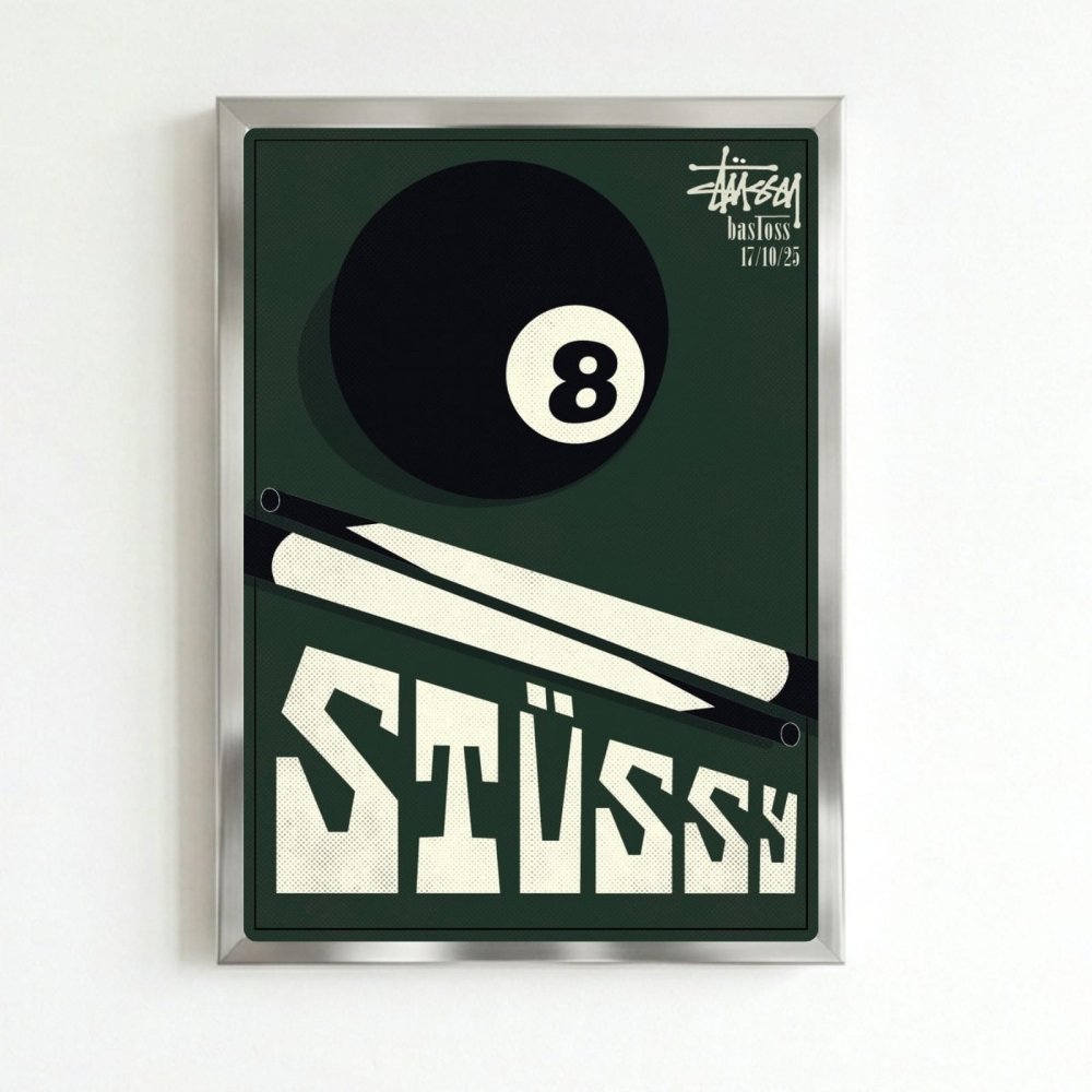 poster stussy - Vibes Districtposter stussy poster SilverVibes District