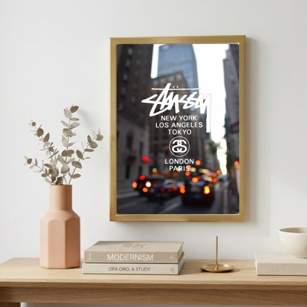 poster stussy - Vibes Districtposter stussy poster BiancoVibes District