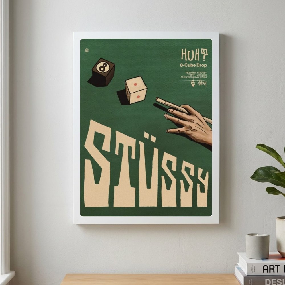 poster stussy - Vibes Districtposter stussy poster SilverVibes District