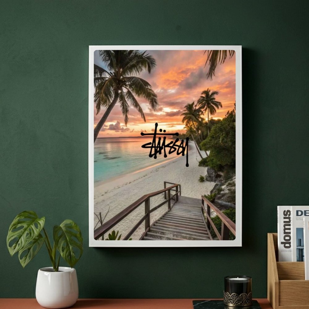 poster stussy - Vibes Districtposter stussy poster SilverVibes District