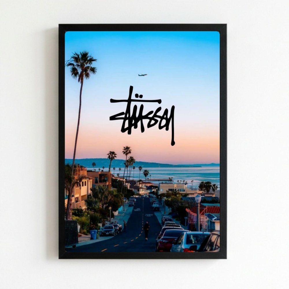 poster stussy - Vibes Districtposter stussy poster NeroVibes District