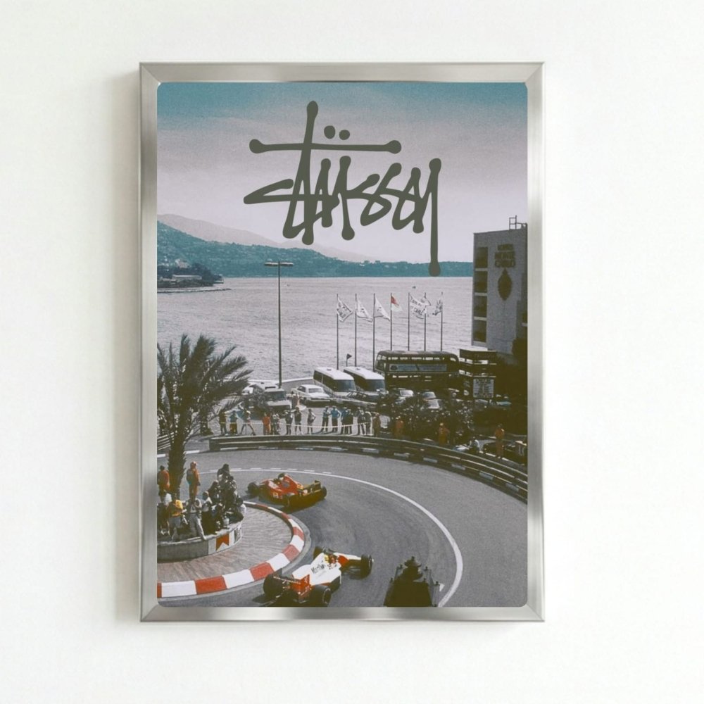 poster stussy - Vibes Districtposter stussy poster SilverVibes District