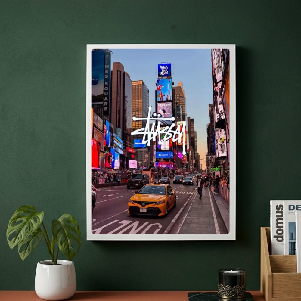 poster stussy - Vibes Districtposter stussy poster SilverVibes District
