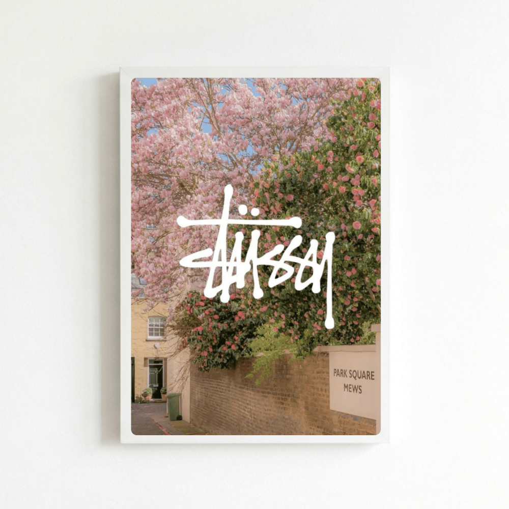 poster stussy - Vibes Districtposter stussy poster BiancoVibes District