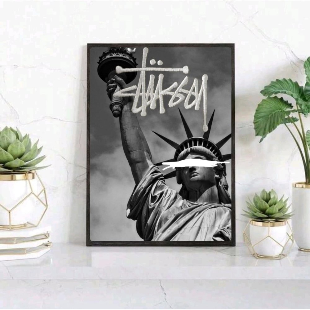 poster stussy - Vibes Districtposter stussy poster BiancoVibes District