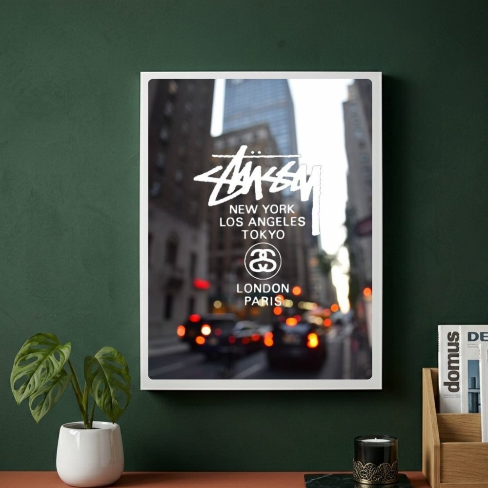 poster stussy - Vibes Districtposter stussy poster BiancoVibes District