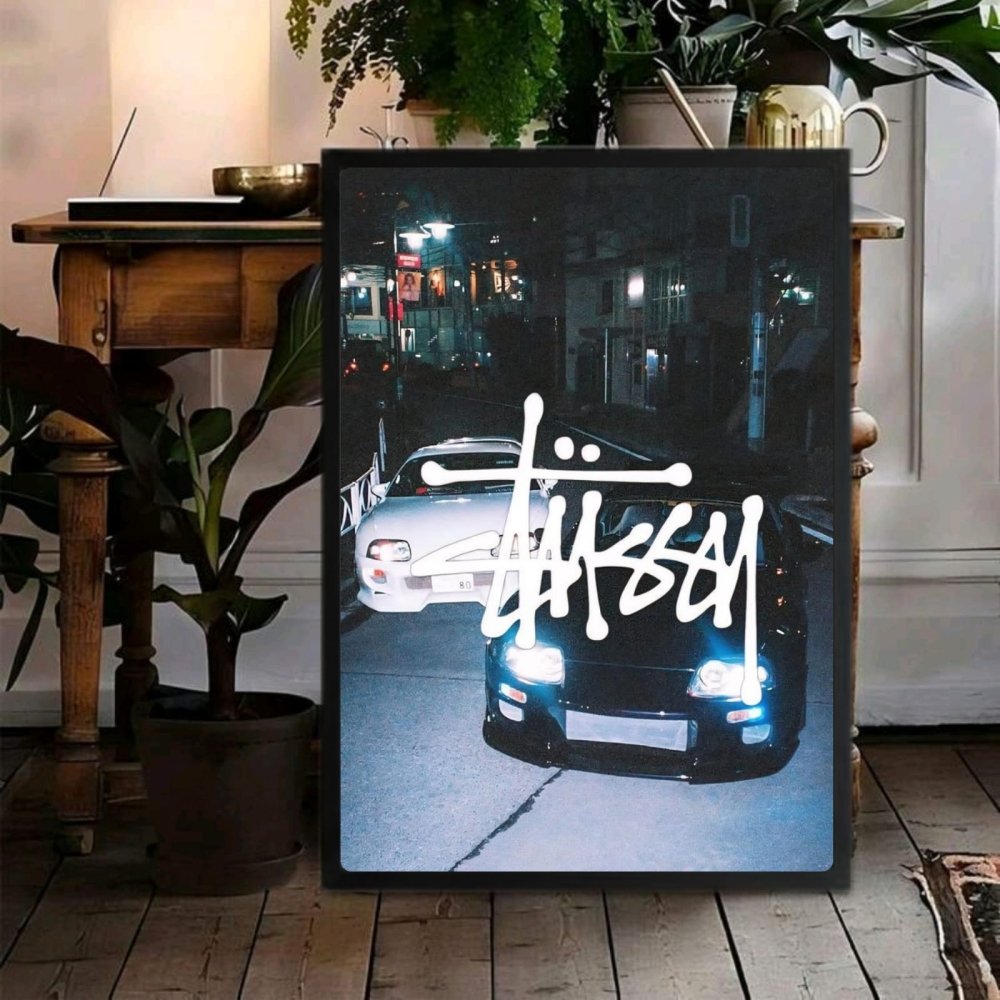 poster stussy - Vibes Districtposter stussy poster SilverVibes District