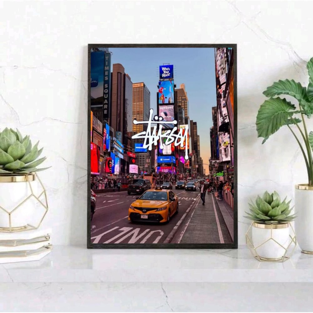 poster stussy - Vibes Districtposter stussy poster SilverVibes District