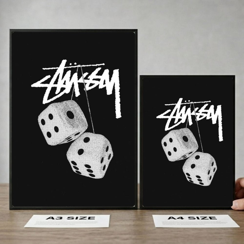poster stussy - Vibes Districtposter stussy poster BiancoVibes District