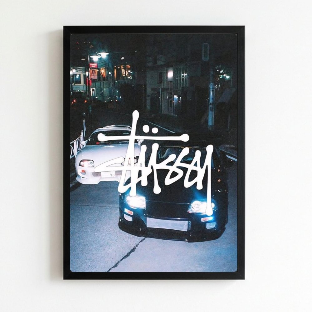 poster stussy - Vibes Districtposter stussy poster NeroVibes District
