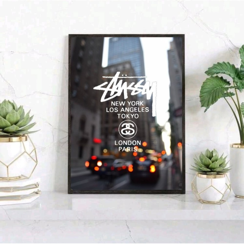 poster stussy - Vibes Districtposter stussy poster BiancoVibes District