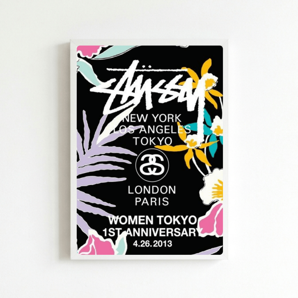 poster stussy - Vibes Districtposter stussy poster BiancoVibes District