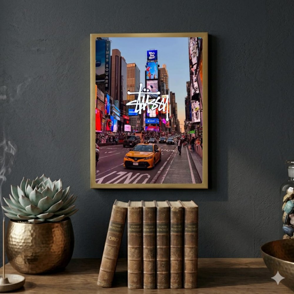 poster stussy - Vibes Districtposter stussy poster SilverVibes District