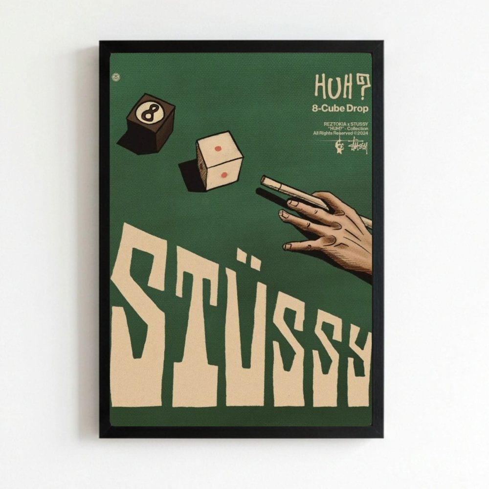 poster stussy - Vibes Districtposter stussy poster NeroVibes District