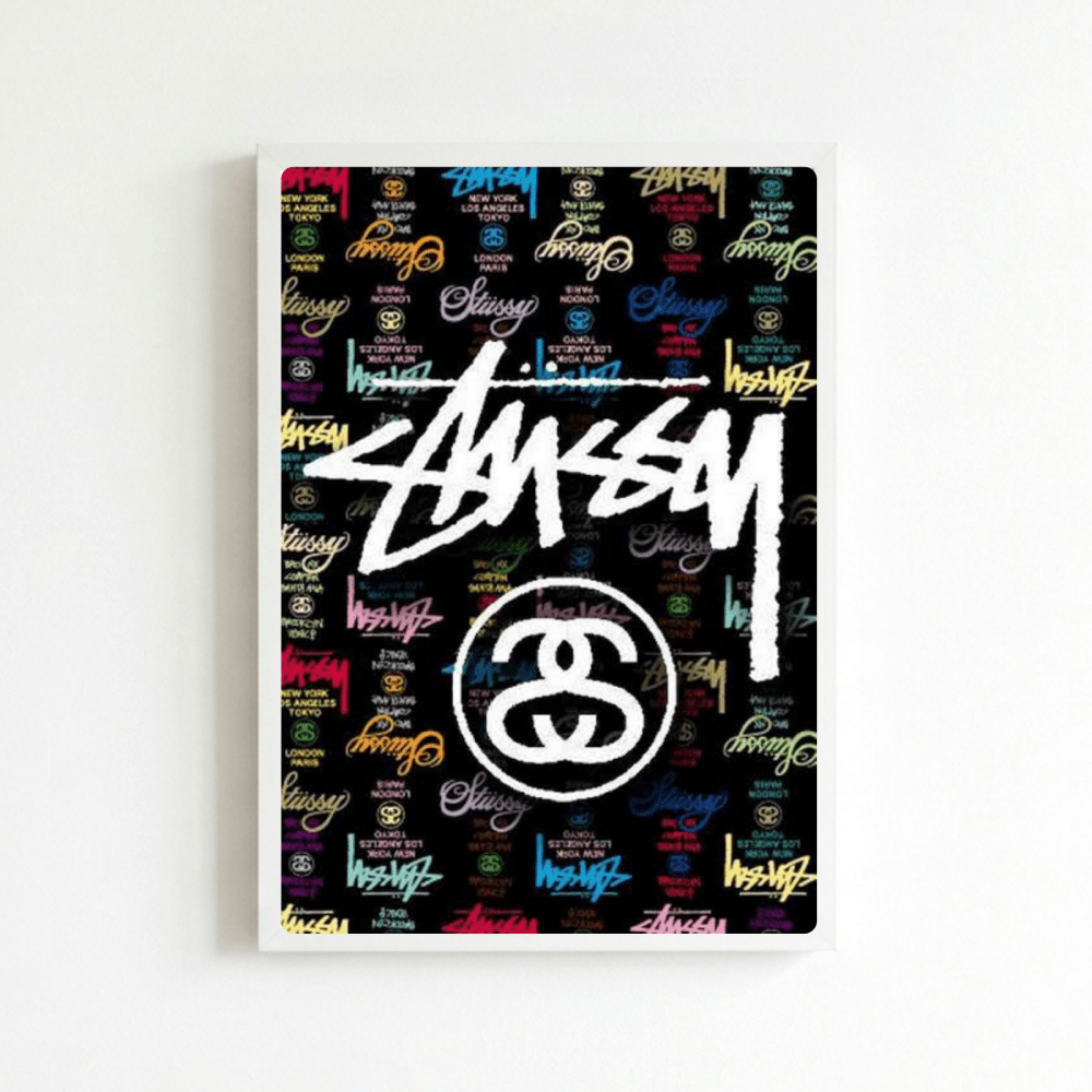poster stussy - Vibes Districtposter stussy poster BiancoVibes District