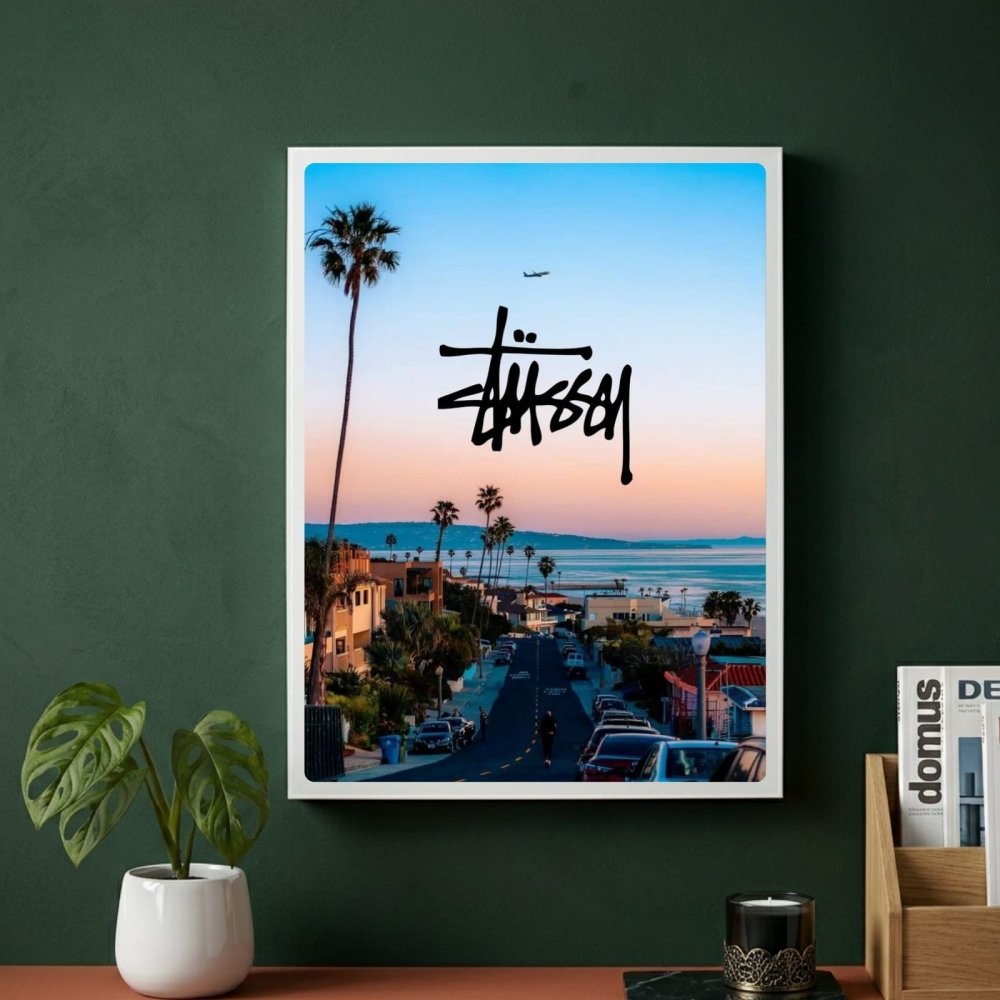 poster stussy - Vibes Districtposter stussy poster GoldVibes District