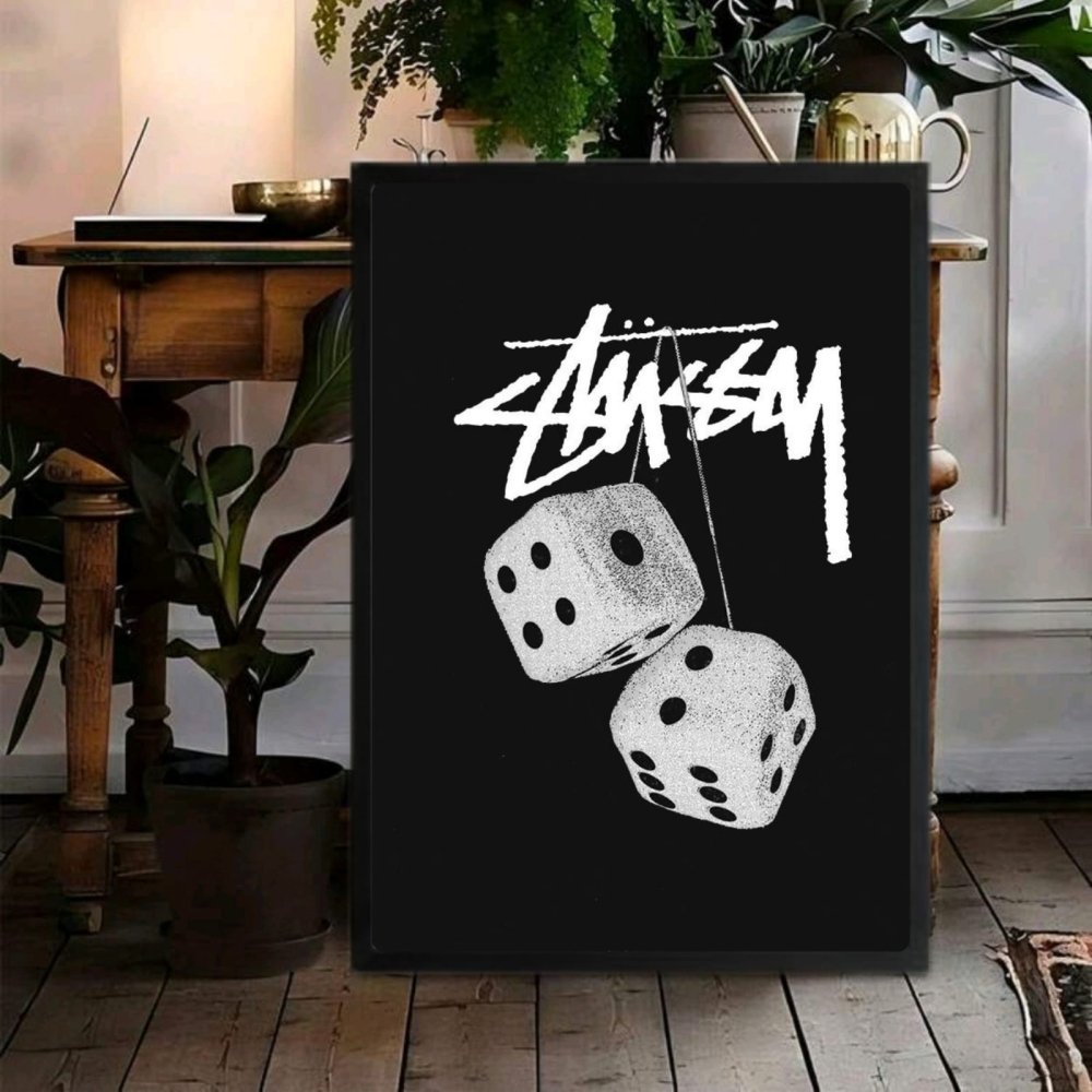 poster stussy - Vibes Districtposter stussy poster BiancoVibes District